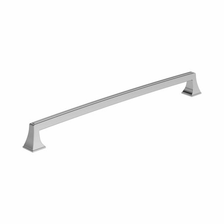 AMEROCK Mulholland 12-5/8 inch 320mm Center-to-Center Polished Chrome Cabinet Pull BP5353726